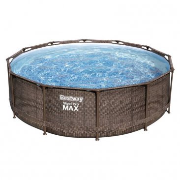 Piscina Redonda c/Estructura Metalica Diseño Ratan (9.150 ltrs)